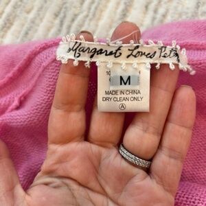 Margaret Loves Peter pink cardigan size medium